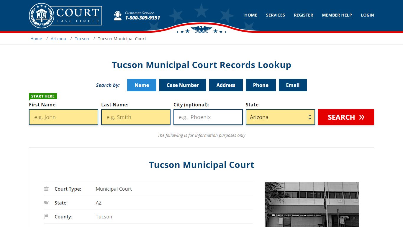 Tucson Municipal Court Records | Tucson, Tucson County, AZ Court Case ...